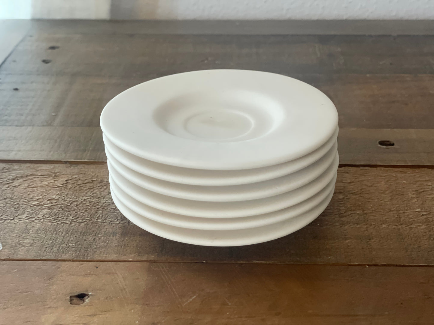 Saucer for Espresso cup - white porcelain